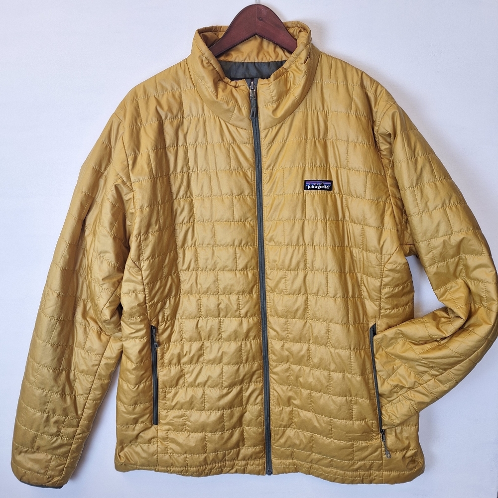 Patagonia Men's Gold Nano Puff Quilted Jacket